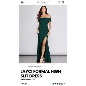 Formal Slit Dress 👗
